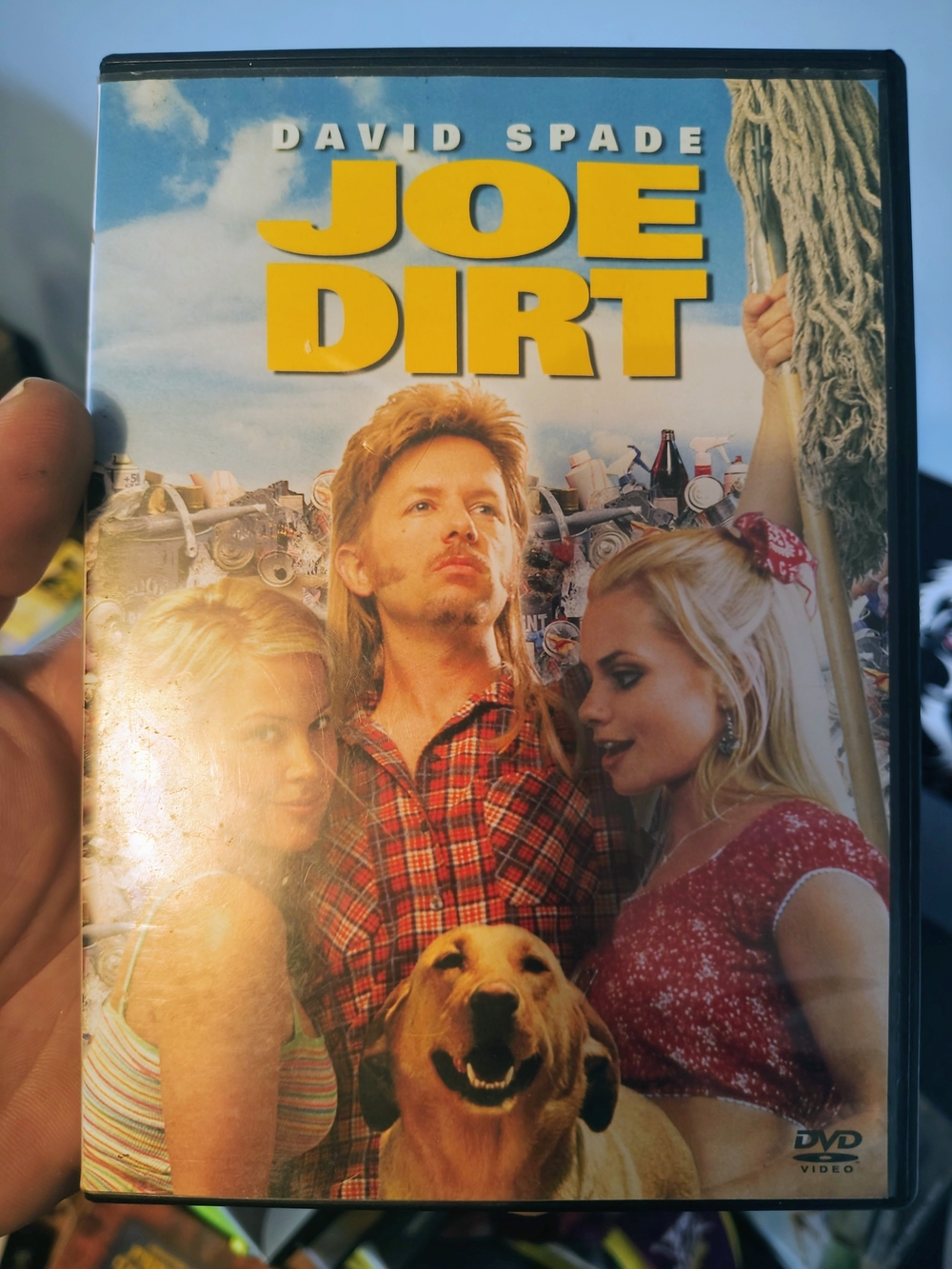 Joe Dirt 1 & 2 DVD Movies- Yellow Title Cover
